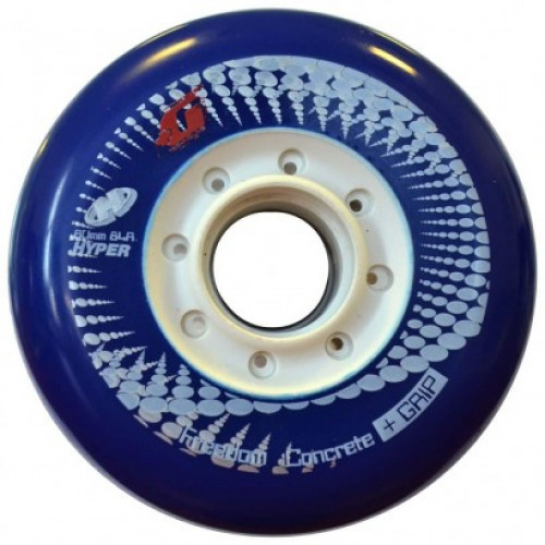 HYPER Concrete+G Reflex Blue 80MM inline skates wheels